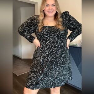 Madewell floral mini dress